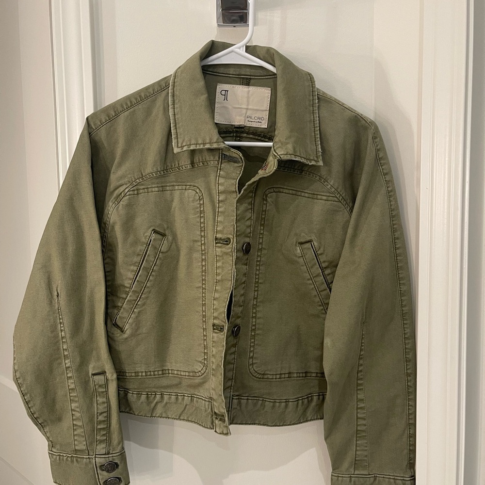 Pilcro Olive Utility Jacket